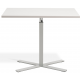 Boost Gas Lift Single Leg Table for Rectangular Tops